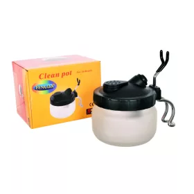   Rezervor și Suport de Curățare Aerograf HS-777A, 200ml, Sticlă Securizată