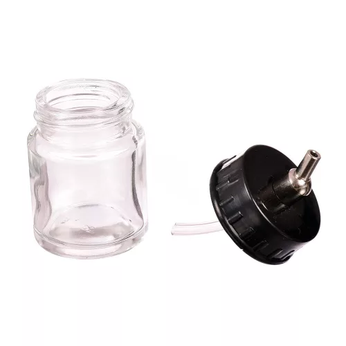 Recipient Sticlă Aerograf Fengda BD-02, 22 ml, 75 grade
