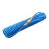 Furtun Spiral Poliuretan 8x12 mm 10m cu Conectori Rapizi Alamă