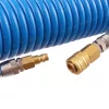 Furtun Spiral Poliuretan 8x12 mm 10m cu Conectori Rapizi Alamă