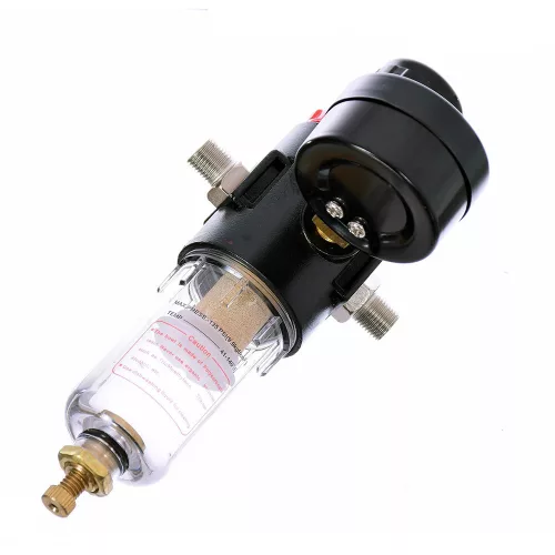 Filtru Compresor HS-F3 cu Regulator, Manometru și Separator Apă