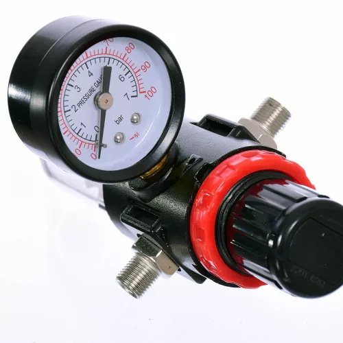 Filtru Compresor HS-F3 cu Regulator, Manometru și Separator Apă