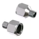Adaptor Aerograf pentru Compresor, Filet Exterior 1/8", Interior 1/4"