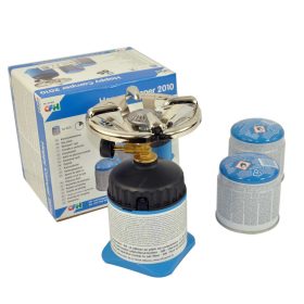 Aragaz Camping Portabil Ultralight CFH, 2 Cartușe 190g