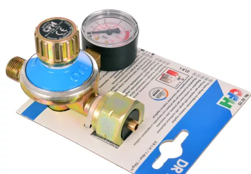 Reductor Presiune Profesional CFH 52115, Butelie Propan-Butan 11 kg, 1-4 bar