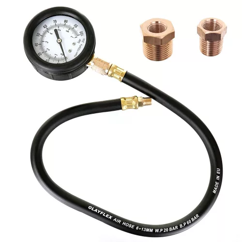 Kit Profesional Măsurare Presiune Ulei 0-7 bar, 0.1 bar, 2 Adaptoare
