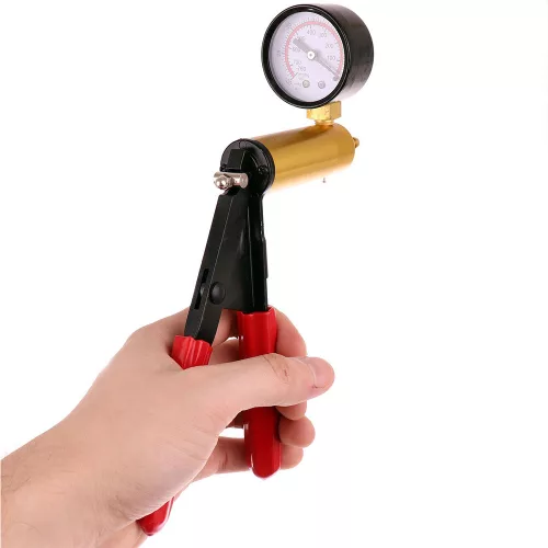 Pompă de Vid Manuală TC Technic A1023 cu Manometru și Tuburi 500/80mm