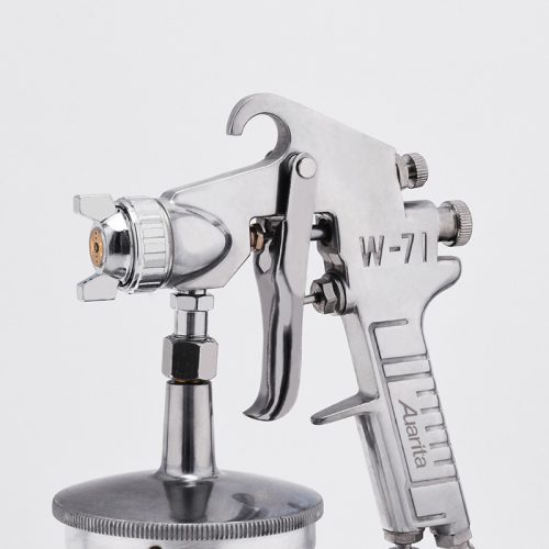 Pistol de Vopsit AUARITA W-71S cu Presiune Înaltă, Duză 1.5 mm, Rezervor 600 ml