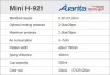 Pistol de Pulverizare Mini AUARITA H-921 HVLP, Duza 1.0mm