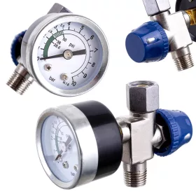   Regulator de Presiune Zegar MR-2 pentru Pistol de Vopsit, 1/4", 0-4 bar