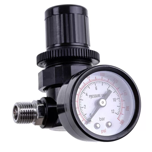 Regulator de Presiune cu Membrană YQ-02 1/4" cu Manometru 0-8 bar
