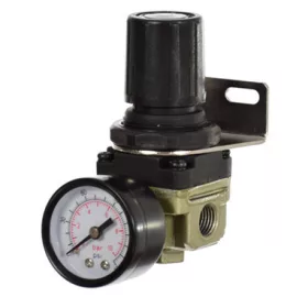   Reductor Pneumatic AR2000-02 1/4" cu Manometru, 0.5-8.3 bar