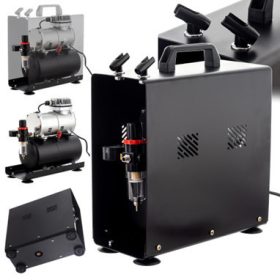   Compresor Aer AS186A cu Rezervor 3L, 23 l/min, Silențios 47 dB