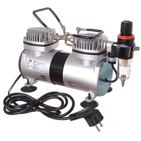   Compresor Airbrush AS19-2, Două Pistoane, 40 l/min, Silențios