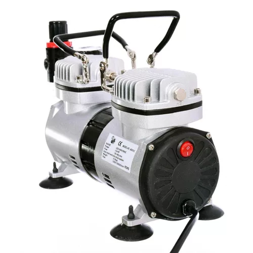Compresor Airbrush AS19-2, Două Pistoane, 40 l/min, Silențios