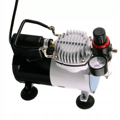 Compresor Aerograf AF18-2, Piston, Fără Ulei, 47 dB