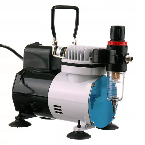 Compresor Aerograf AF18-2, Piston, Fără Ulei, 47 dB