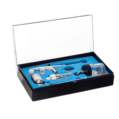 Pistol de Pulverizare Aer HS-34KF, 0.2/0.3/0.5 mm, Inox