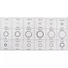 Set Garnituri O-Ring Cauciuc, 225 Piese, Rezistent la Ulei
