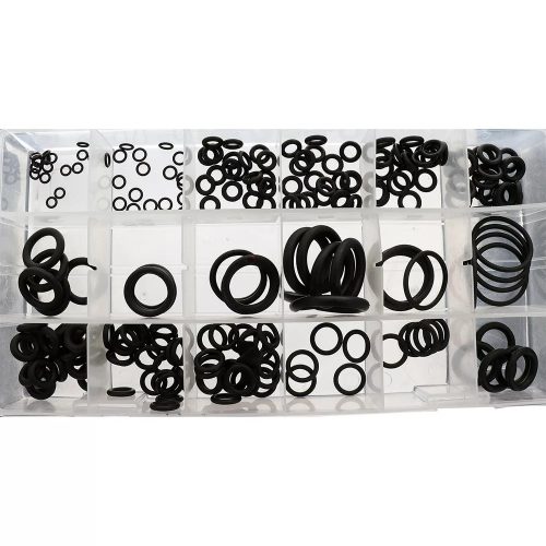 Set Garnituri O-Ring Cauciuc, 225 Piese, Rezistent la Ulei