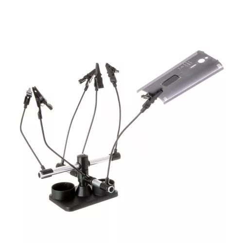 Suport Profesional Aerograf BD-400 cu 6 Cleme și Magnet
