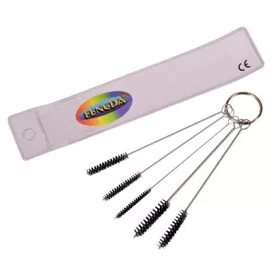   Set Perii Profesionale pentru Curățare Aerograf, 5 Dimensiuni, Compatibil Fengda BD-430