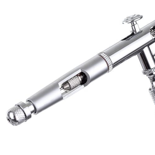 Aerograf Profesional Fengda BD-208 cu Duză de 0.3 mm și Rezervor Rotativ 2 cm³