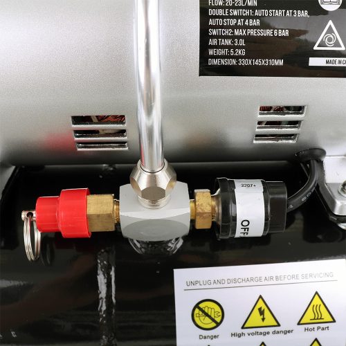 Compresor Aerograf AS-189, 3L, 6 Bar