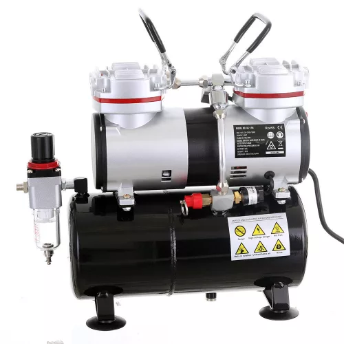 Compresor Aerografie AS-196 Două Pistoane 40L/min