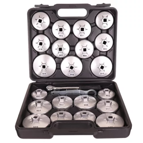 Set Chei Tubulare Filtre Ulei TC Technic, 23 Piese, Aluminiu