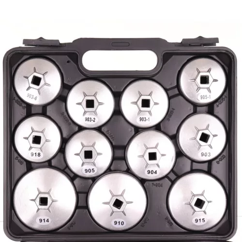 Set Chei Tubulare Filtre Ulei TC Technic, 23 Piese, Aluminiu