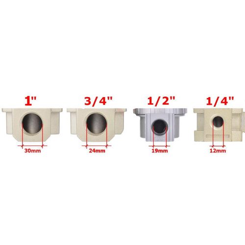 Filtru de Aer, Reductor, Lubrificator 3-în-1 AFRL804, 2 Micron, 1/2"