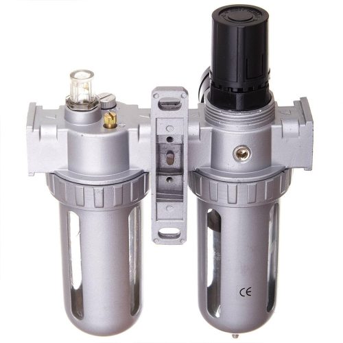 Filtru de Aer AFRL804 cu Reductor Presiune și Separare Ulei, 1/2", 40 microni