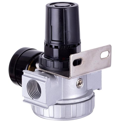 Supapă Reducere Presiune AR804 cu Manometru 13mm pentru Compresoare