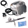Set Compresor Airbrush Profesional AS16K, 13 l/min, 3.0 Bar, 0.3 mm Duza