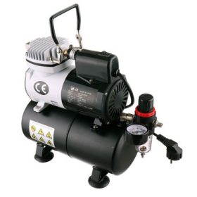 Compresor Aerograf Fără Ulei AF186, Rezervor 3L