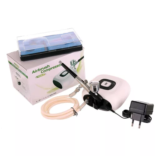 Set Compresor Profesional și Aerograf BD-130, HS08
