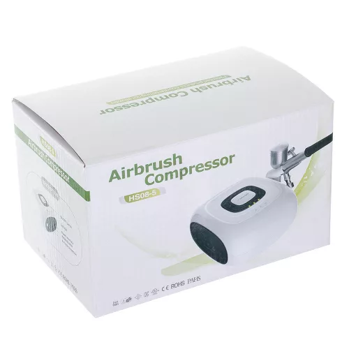 Set Compresor Profesional și Aerograf BD-130, HS08