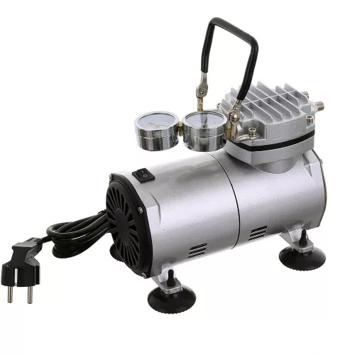 Compresor Airbrush și Pompă de Vid Technic AS20W, Carcasă Metalică, 7 bar