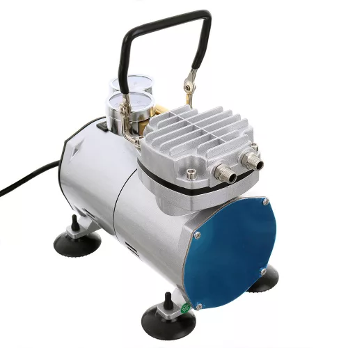 Compresor Airbrush și Pompă de Vid Technic AS20W, Carcasă Metalică, 7 bar