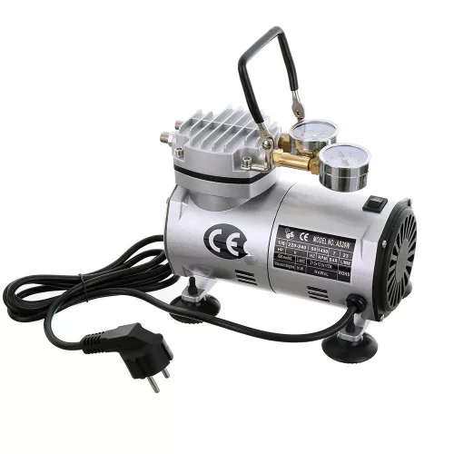 Compresor Airbrush și Pompă de Vid Technic AS20W, Carcasă Metalică, 7 bar