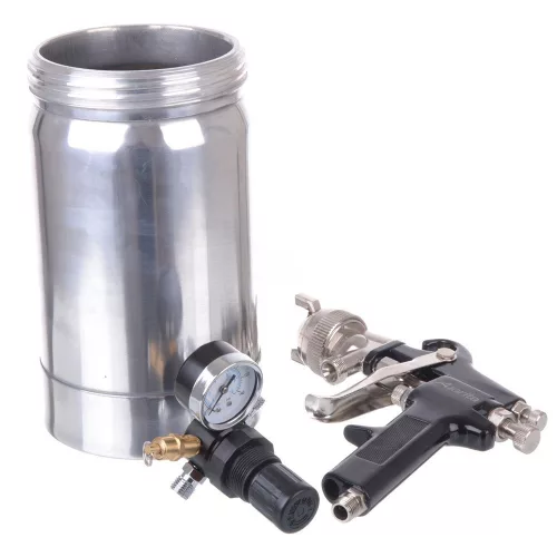 Set Pistol de Vopsit Presiune Înaltă AUARITA PT-2, Duza 2.0 mm, Rezervor 2L