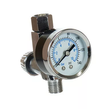 Regulator presiune AUARITA FR-3 cu manometru dublu, 0-10 bar, 1/4 inch