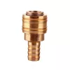 Conector Rapid Compresor Femeie 12mm, Alamă, Auto-Stop Aer