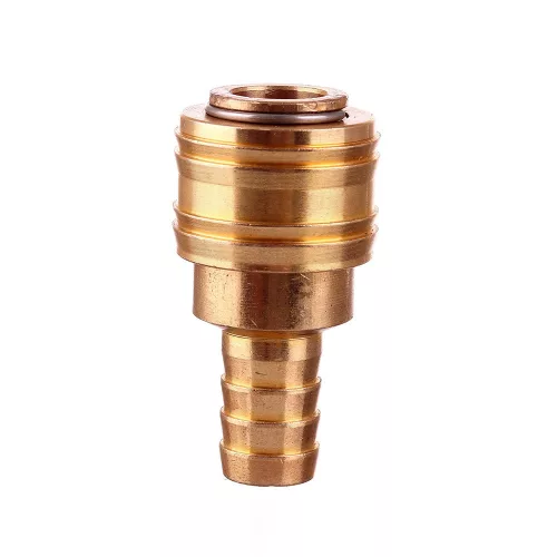 Conector Rapid Compresor Femeie 12mm, Alamă, Auto-Stop Aer