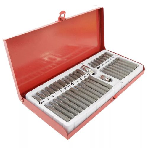 Trusă Biți Crom-Vanadiu 41 Piese Torx, Imbus, Spline
