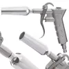 Pistol de Suflat Metalic cu Duză Venturi