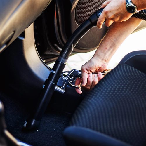 Pistol Curățare Tapițerii Profesional HCL-08, cu Compresor și Conector Aspirator