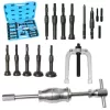 Set extractor rulmenți interiori Technic, 16 piese, cu ciocan cromat și 10 coletoare