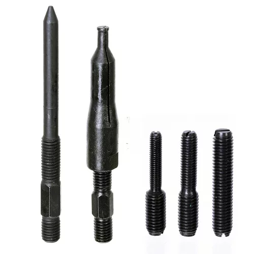 Set extractor rulmenți interiori Technic, 16 piese, cu ciocan cromat și 10 coletoare